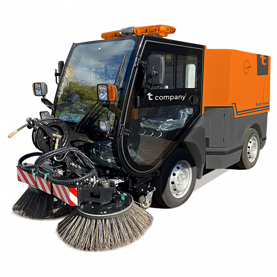 Многофункциональная подметальная машина T-line TLO 1500: универсальное решение для уборки городских и промышленных территорий